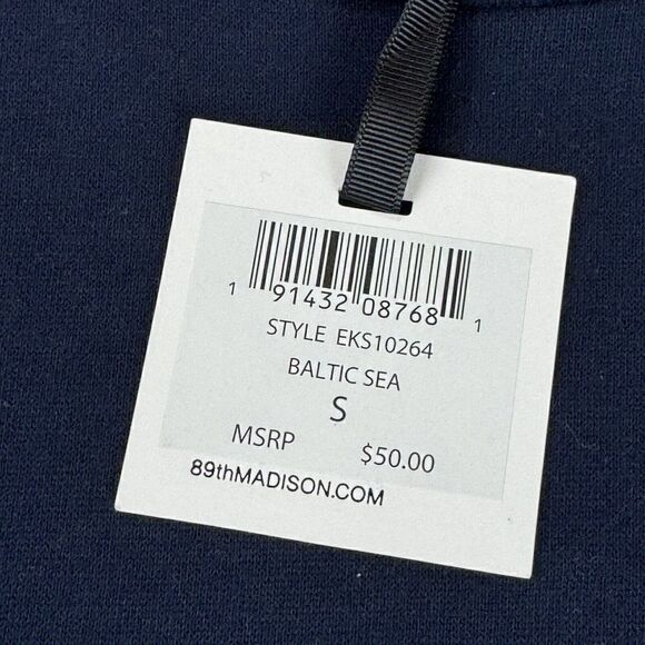 89th & Madison Women Blue Dressy Sweater SMALL NWT 2 for 1 - Picture 9 of 11